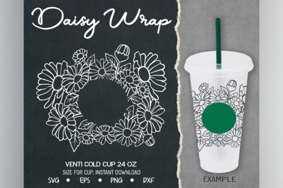 Crafting Personalized Venti Cold Cups with the Daisy Floral Set