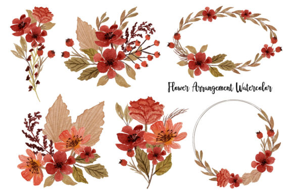 The Art and Utility of Autumn Floral Watercolor Arrangements in Modern Design