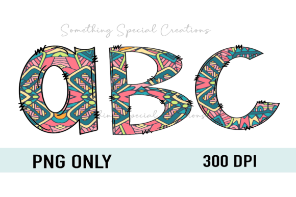The Boho Floral Alphabet PNG: A Toolkit for Modern Creation