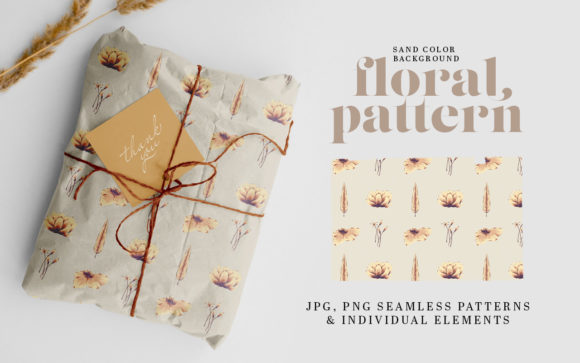 The Elegant Simplicity of Vintage Nude Color Floral Patterns