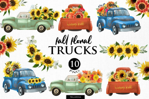 The Rise of Fall Floral Trucks: Embracing Nostalgia and Versatility in Digital Design