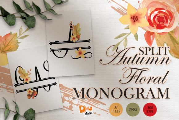 The Split Monogram Autumn Floral Set 3: A Detailed Analysis for Design Professionals