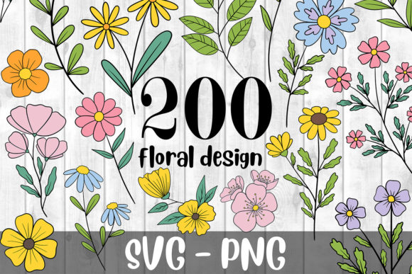 The Ultimate Creative Toolkit: Your Guide to the 200 Floral Design SVG Bundle