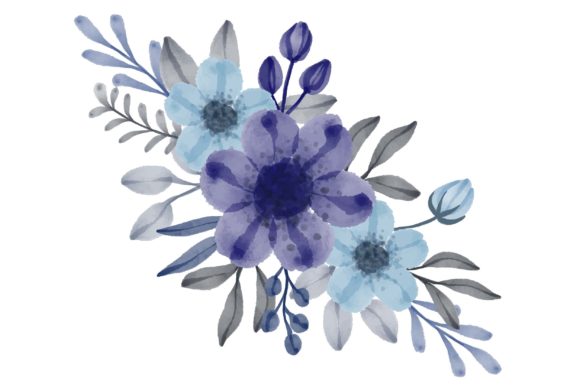 The Versatility of Purple and Blue Floral Arrangements in Design