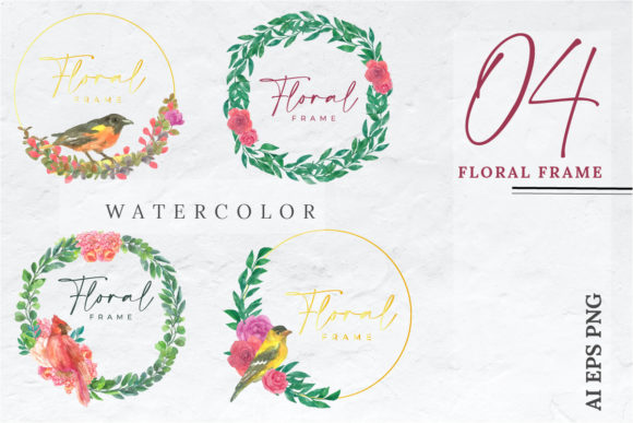 The Watercolor Frame Floral: A Digital Asset for Practical Creative Workflows